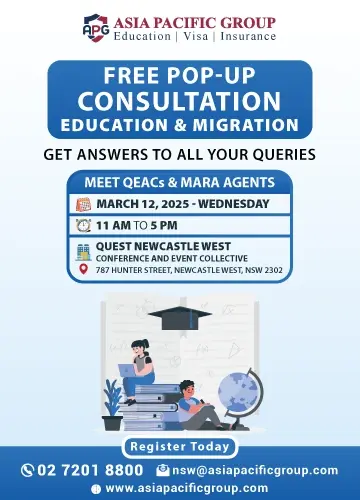 Free Pop-Up Consultation - Education & Migration